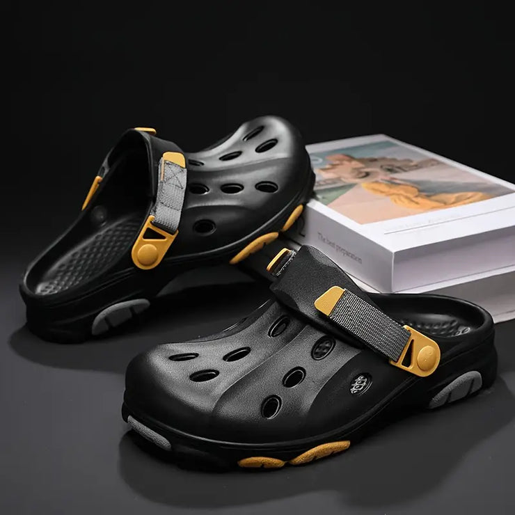 š„Men's Imported Anti-slip Soft Slider-DA-Blackš„