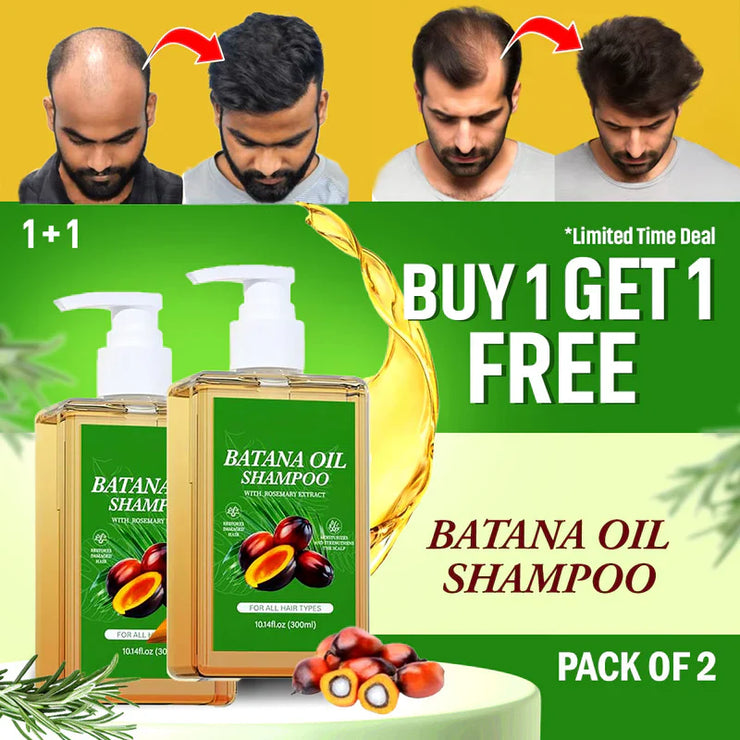 Batana Oil Shampoo for Hair Growth with Rosemary Extract š±āØ (100% Pure & Natural) - Buy 1 Get 1 Freeš„š„