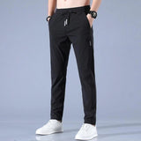 🔥Buy1 Get 1 Free💥🤩PREMIUM MEN'S HIGH STRETCH SKINNY LYCRA PANTS(Black & Gray) 🔥DI
