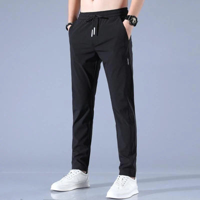 🔥Buy1 Get 1 Free💥🤩PREMIUM MEN'S HIGH STRETCH SKINNY LYCRA PANTS(Black & Gray) 🔥DI