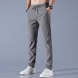 🔥Buy1 Get 1 Free💥🤩PREMIUM MEN'S HIGH STRETCH SKINNY LYCRA PANTS(Black & Gray-06) 🔥