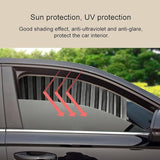🔥Universal Fit Magnetic Car Side Window Privacy Sunshade (4pcs) | COLOR- BLACK🔥