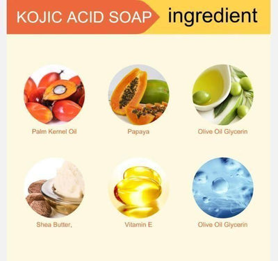 🔥100% Organic 🔥 Kojic Acid & Turmeric Soap 🔥Buy 1 Get 1 Free 🔥