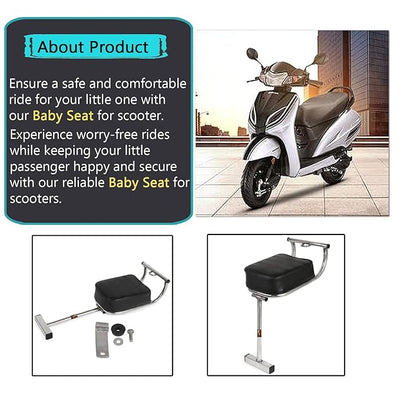 🔥🔥Portable Baby Seat for Scooters – Safe, Secure & Comfortable Rides🔥🔥
