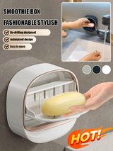 High-grade drain light luxury soap box with lid 🔥BUY 1 GET 1 FREE🔥