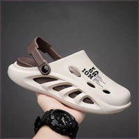 🔥Men's Imported Anti-slip Soft Clog's-DA-Beige-🔥