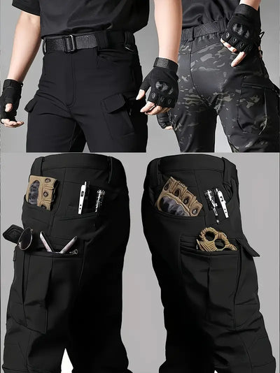 🔥Imported en's Multi Pocket Fleece Warm Tactical Pants 🔥
