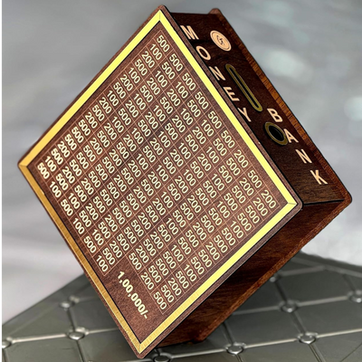 🔥Personalized Wooden Money saving Piggy Bank (BIG SIZE)🔥