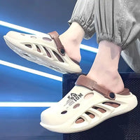 🔥Men's Imported Anti-slip Soft Clog's-DA-Beige-🔥