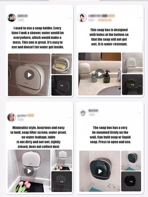 High-grade drain light luxury soap box with lid 🔥BUY 1 GET 1 FREE🔥
