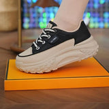Korean Style Premium Women's Sneakers - Black- Rating (4.3 ⭐⭐⭐⭐⭐)