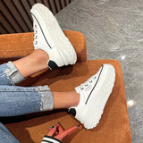 Korean Style Premium Women's Sneakers - White - Rating (4.3 ⭐⭐⭐⭐⭐)