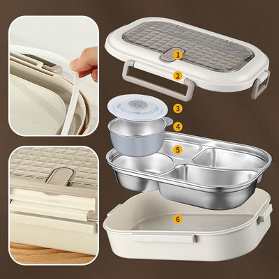 Microwaveable Stainless Steel Insulated Bento Box- 🔥 BUY 1 GET 1 FREE 🔥