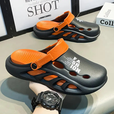🔥Men's Imported Anti-slip Soft Clog's-DA-B-R🔥