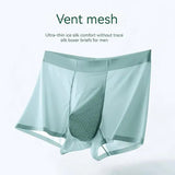 🔥❄️Men's Large Size Ice Silk Breathable Briefs (Multicolor, Pack of 10)❄️🔥