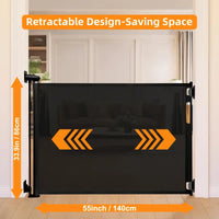 🔥Baby Door Stair Guard Pet Dog Retractable Safety Door Gate Portable🔥