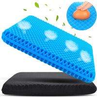 🔥🔥Gel Seat Cushion for Back & Tailbone Relief | Office Chair, Car Seat or Home Chair🔥🔥