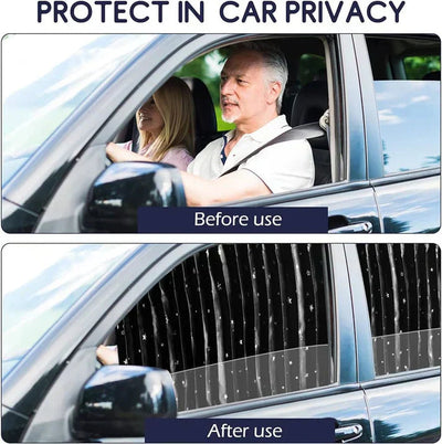 🔥🔥Universal Fit Magnetic Car Side Window Privacy Sunshade (4pcs) | COLOR- BLACK🔥🔥