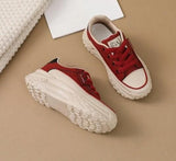 Korean Style Premium Women's Sneakers - Red - Rating (4.3 ⭐⭐⭐⭐⭐)