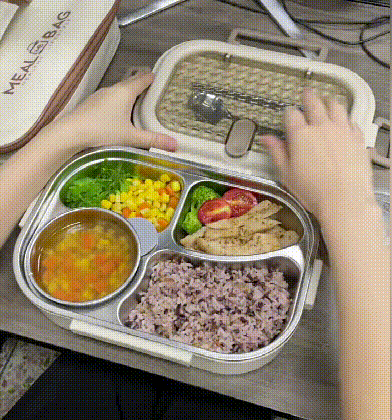 Microwaveable Stainless Steel Insulated Bento Box- 🔥 BUY 1 GET 1 FREE 🔥