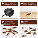 🌿100% Plant Based Japan Combat Roach Killing Bait station ❌🐜 (Pack of 2)