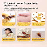 🌿100% Plant Based Japan Combat Roach Killing Bait station ❌🐜 (Pack of 2)