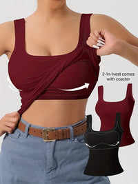 Loose Cami with Built-in Tank Top 🔥BUY 3 GET 1 FREE🔥
