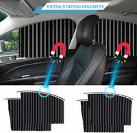 🔥🔥Universal Fit Magnetic Car Side Window Privacy Sunshade (4pcs) | COLOR- BLACK🔥🔥