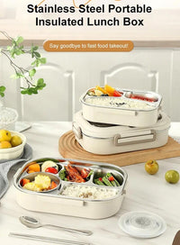 Microwaveable Stainless Steel Insulated Bento Box- 🔥 BUY 1 GET 1 FREE 🔥