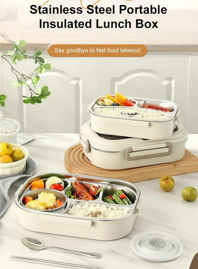Microwaveable Stainless Steel Insulated Bento Box- 🔥 BUY 1 GET 1 FREE 🔥