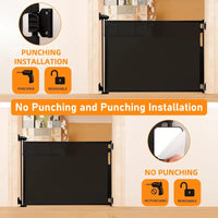 🔥Baby Door Stair Guard Pet Dog Retractable Safety Door Gate Portable🔥