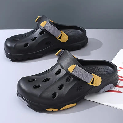 🔥Men's Imported Anti-slip Soft Slider-DA-Black🔥