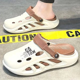 🔥Men's Imported Anti-slip Soft Clog's-DA-Beige-🔥