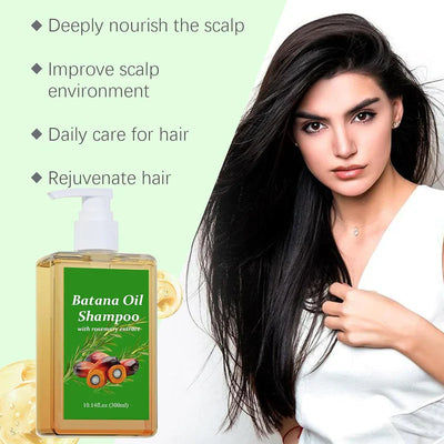 Batana Oil Shampoo for Hair Growth with Rosemary Extract 🌱✨ (100% Pure & Natural) - Buy 1 Get 1 Free🔥🔥