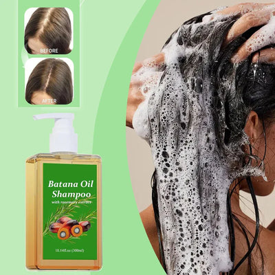 Batana Oil Shampoo for Hair Growth with Rosemary Extract 🌱✨ (100% Pure & Natural) - Buy 1 Get 1 Free🔥🔥