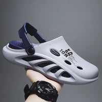 🔥Men's Imported Anti-slip Soft Clog's-DA-Blue-🔥