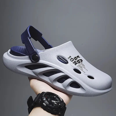 🔥Men's Imported Anti-slip Soft Clog's-DA-Blue-🔥