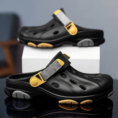 🔥Men's Imported Anti-slip Soft Slider-DA-Black🔥
