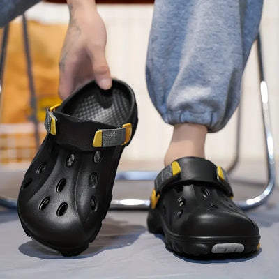 🔥Men's Imported Anti-slip Soft Slider-DA-Black🔥