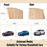 🔥🔥Universal Fit Magnetic Car Side Window Privacy Sunshade (4pcs) | COLOR- BLACK🔥🔥