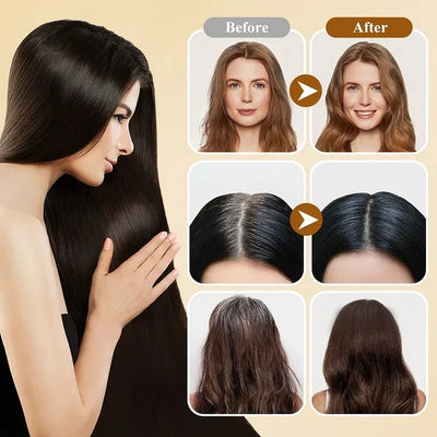 Japanese Long Lasting Natural Hair Dye Shampoo🧴Buy 1 Bottle ✨ Get 2 Bottle FREE ✨
