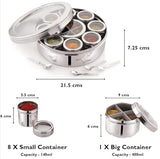 🔥🔥Most Viral 12 in 1 Stainless Steel Masala Box 🔥🔥