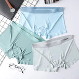 🔥❄️Men's Large Size Ice Silk Breathable Briefs (Multicolor, Pack of 10)❄️🔥