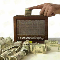 🔥🔥Personalized Wooden Money saving Piggy Bank🔥🔥